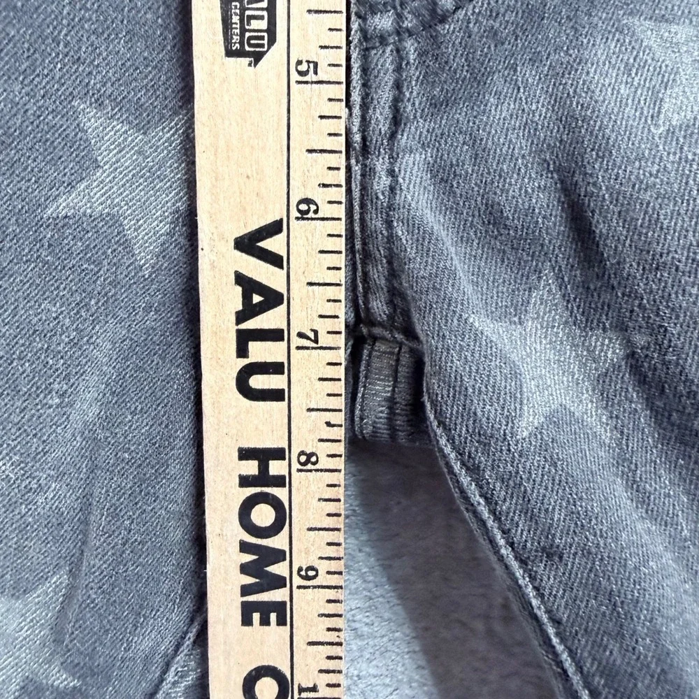 Current Elliott The Stiletto Jeans Size 00 23 Gray Northern Stars Skinny Cropped